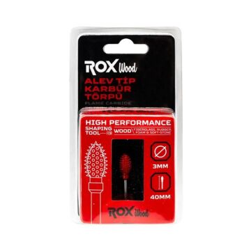 Rox Wood 0279 Karbür Alev Tip Ahşap Şekillendirme Törpü