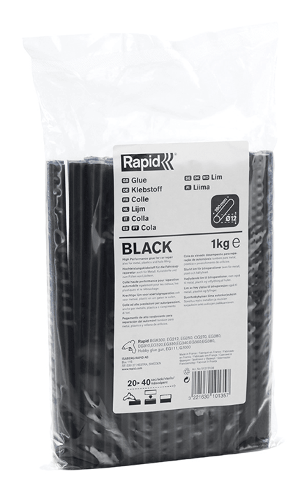 Rapid SİLİKON ÇUBUK SİYAH ARAÇ TAMİR 12x190 MM 1 KG