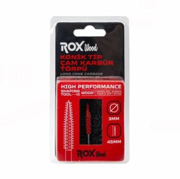 ROX WOOD Karbür Uzun Konik Tip Çam Törpü