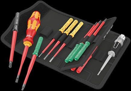 WERA KraftForm Kompact Vde 16+1 Tornavida Takımı Ekstra İnce (05006608001)