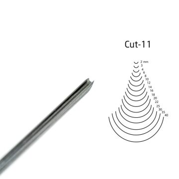 Kirschen Düz Oluklu Ağız Oyma Iskarpelası Cut11 - 2mm