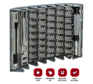 Rox 126 Parça Tornavida Seti