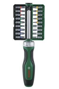 BOSCH Cırcırlı Tornavida Seti 18+1 Parça