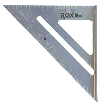 Rox Wood 0099 Alüminyum Üçgen Marangoz Gönye 7 inç