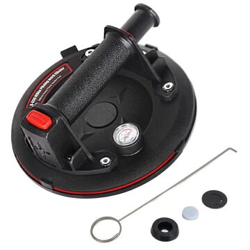 6273 Hava Pompalı Taşıma Vantuzu Basınç Saatli 20cm 250/300 Kg