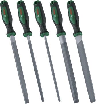 BOSCH 5 Parça Saplı Eğe Seti