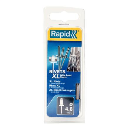 Rapid Perçin Standart 4,8x16 mm Aüminyum (1 Pkt/100 Adet)