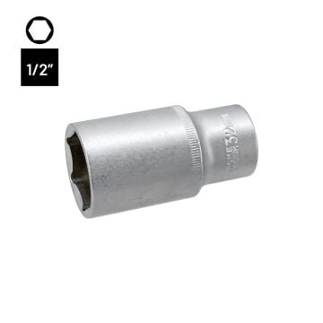 6459 Altı Köşe 1/2'' Uzun Derin Lokma Anahtar 32 mm