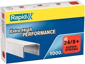 Rapid Zımba Teli 24 Serisi 8+ mm Galvaniz Çok Güçlü (1 Pkt/1000 Adet)