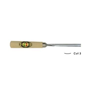 Kirschen Düz Oluklu Ağız Oyma Iskarpelası Cut3 - 12mm