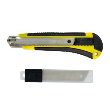 5335 Geniş Maket Bıçağı Falçata Yedekli Set 18 mm