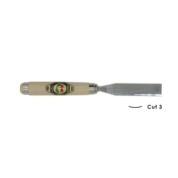 Kirschen 3103025 Düz Oluklu Ağız Oyma Iskarpela Cut3 - 25mm