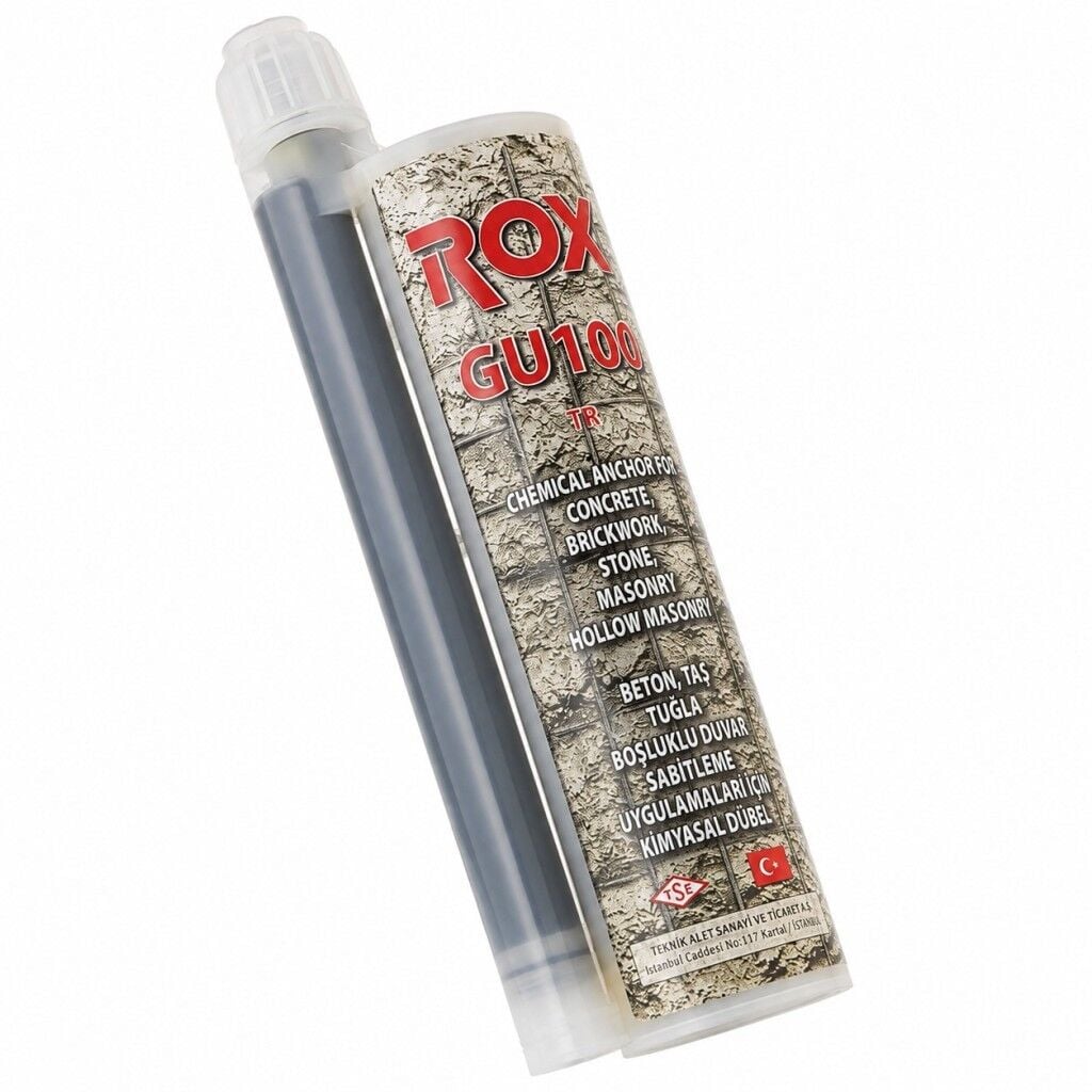 Rox GU100 TR Epoksi Kimyasal Dübel Polyester İçerikli 345 ml