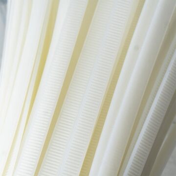 Plastik Kablo Bağı Cırt Kelepçe Beyaz 9.0x1200 mm (100 Adet)