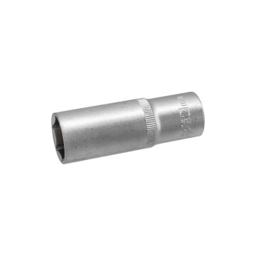 6457 Altı Köşe 1/2'' Uzun Derin Lokma Anahtar 21 mm
