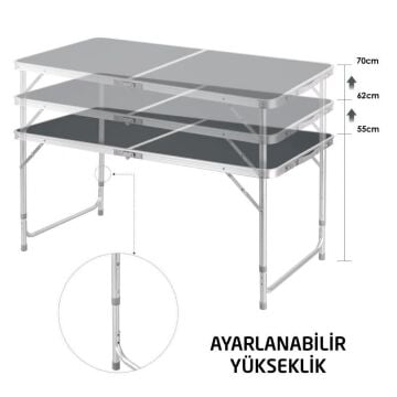Rox Camping Katlanır Masa Tabure Seti