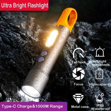 POWERDEX PD-3900 Şarjlı El Feneri (9 Farklı Mod)