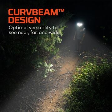 NEBO CurvBeam 600 Lümen Şarjlı Kafa Feneri