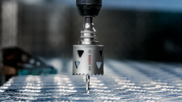 BOSCH PRO 17 Parça HSS-Bimetal Panç - Delik Açma Seti Ahşap ve Metal için
