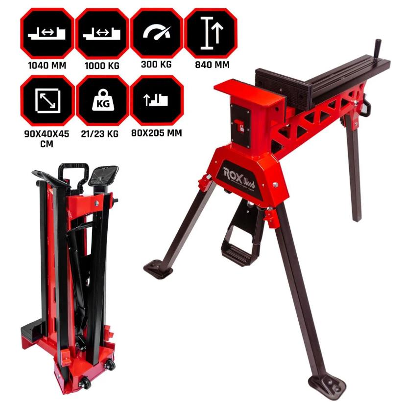 Rox Wood 0194 Çok Amaçlı Katlanır Portatif Çalışma Tezgahı