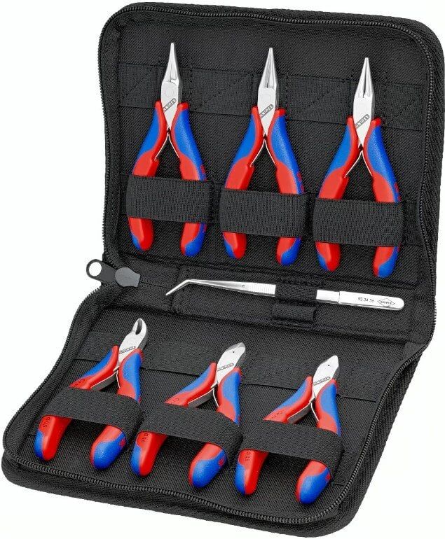KNIPEX 002016 6 Parça Elektronikçi Pense Seti