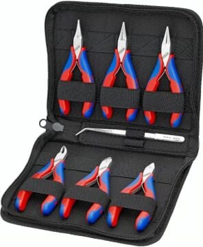 KNIPEX 002016 6 Parça Elektronikçi Pense Seti