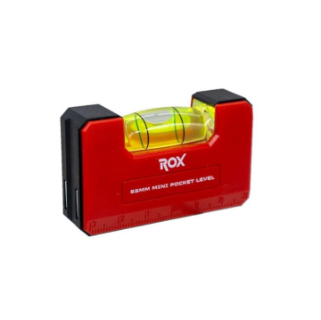 Rox 0280 Mıknatıslı Cep Tipi Mini Su Terazisi 65 mm