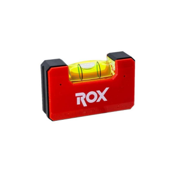 Rox 0280 Mıknatıslı Cep Tipi Mini Su Terazisi 65 mm