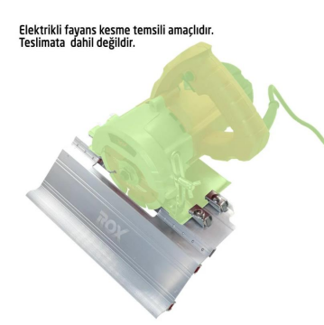 Rox 0288 Seramik İçin Alüminyum 45° Açılı Gönye Kesme Aparatı