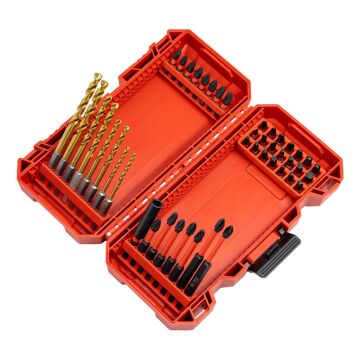 6522 Matkap Uçlu Adaptörlü Bits Uç Vidalama Seti 45 Parça