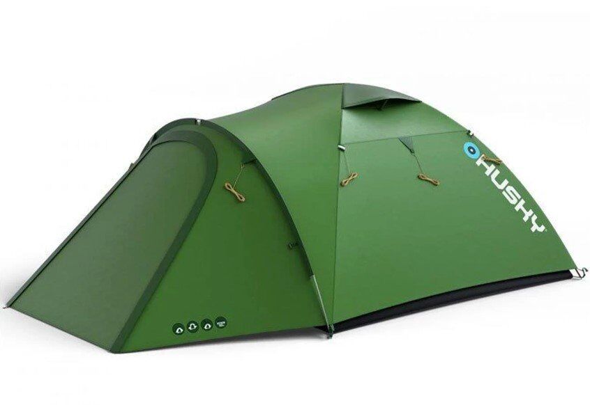 HUSKY Baron 4 Mevsim 4 Kişilik Kamp Çadırı (Yeşil)