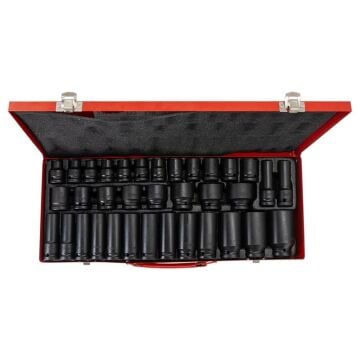 6275 1/2'' Havalı Altı Köşe Lokma Takımı 35 Parça
