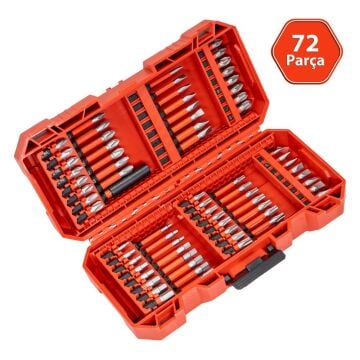 6520 Adaptörlü Bits Uç Vidalama Seti 72 Parça