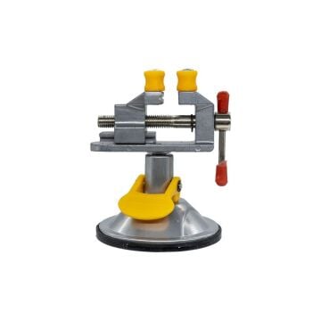 5314 Alüminyum Döner Kafalı Vantuz Taban Mini Mengene