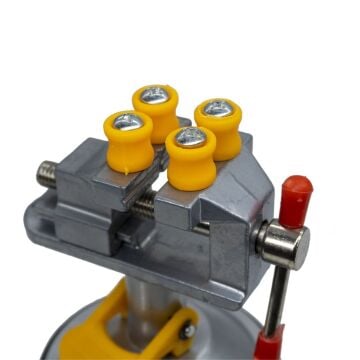 5314 Alüminyum Döner Kafalı Vantuz Taban Mini Mengene