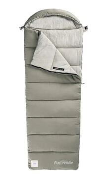 NATUREHIKE M400 Pongee Pamuklu Uyku Tulumu -18 Derece (Yeşil-Sağ)