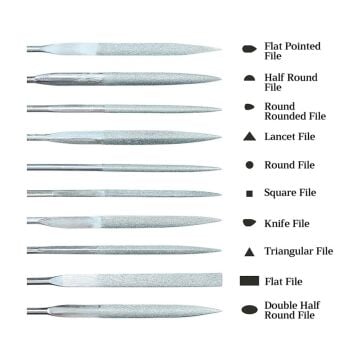 5312 Elmas Saatçi Eğe Seti 4x160 mm 10 Parça