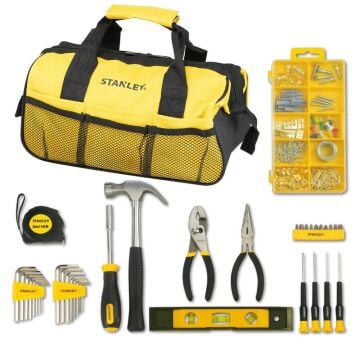 STANLEY İçi Dolu Ev Alet Bez Takım Çantası 38 Parça (STMT0-74101)
