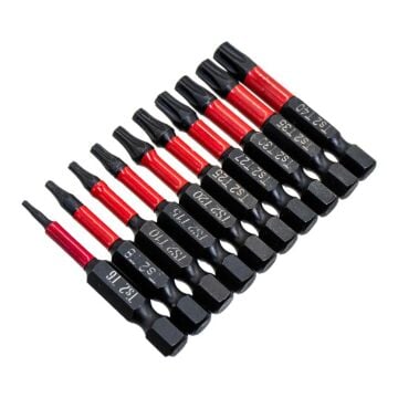 6279 Manyetik Torx Bits Uç Seti T6-T40 (10 Parça)