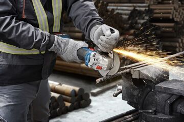 BOSCH GWS 18V-8 Tek Akülü Avuç Taşlama Makinası 18 Volt 4 Ah