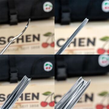 Kirschen Prof. Ahşap Oyma Seti 12 Parça Rulo Bez Çantalı Özel Ahşap Kutulu