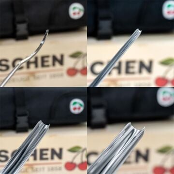 Kirschen Prof. Ahşap Oyma Seti 12 Parça Rulo Bez Çantalı Özel Ahşap Kutulu