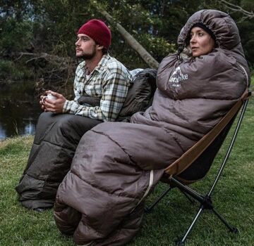 NATUREHIKE U250 Uyku Tulumu -10 Derece (Kahverengi-Sağ)