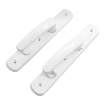 PVC Pimapen WC Tuvalet Kapı Kolu - Beyaz