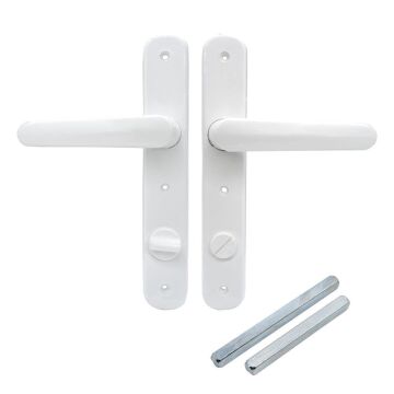 PVC Pimapen WC Tuvalet Kapı Kolu - Beyaz