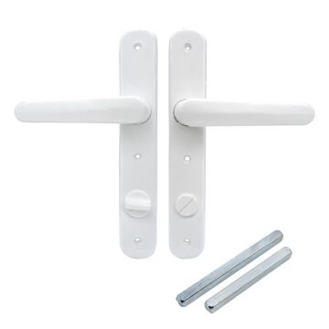 PVC Pimapen WC Tuvalet Kapı Kolu - Beyaz