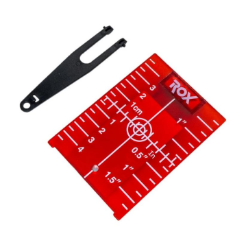 Rox 0273 Lazer İçin Görünürlük Arttırıcı Lazer Hedef Kartı Plakası 104x74 mm