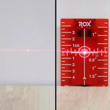 Rox 0273 Lazer İçin Görünürlük Arttırıcı Lazer Hedef Kartı Plakası 104x74 mm