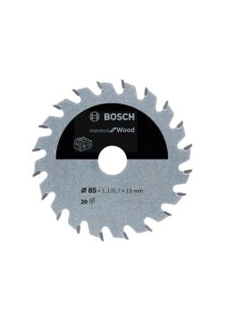BOSCH 85x15x1.1 mm 20 Diş Ahşap Daire Testere (GKS 12V-26 için)