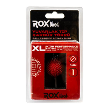 ROX WOOD Karbür Yuvarlak Tip Top Törpü 30mm